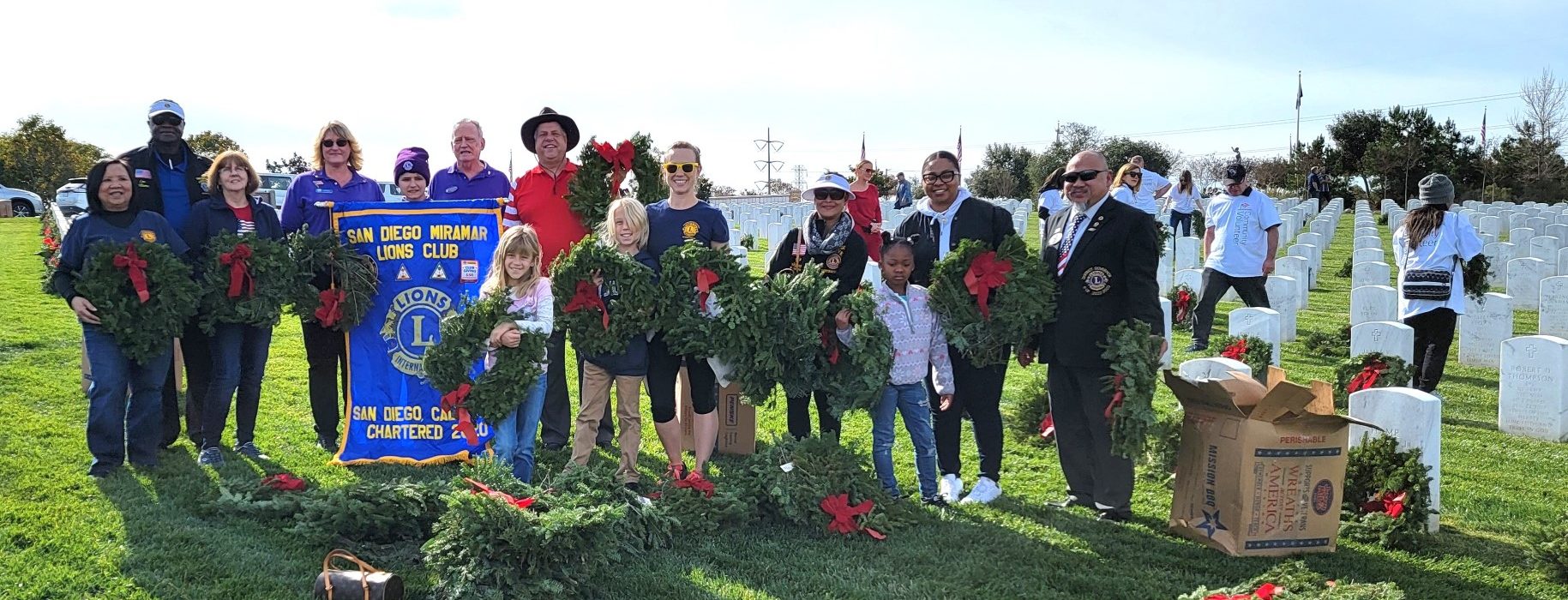 San Diego Miramar Lions Club members