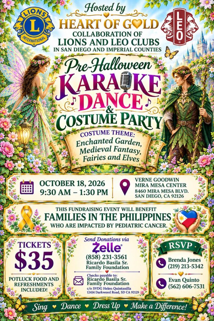 Pre-Halloween Karaoke Dance & Costume Party Flyer